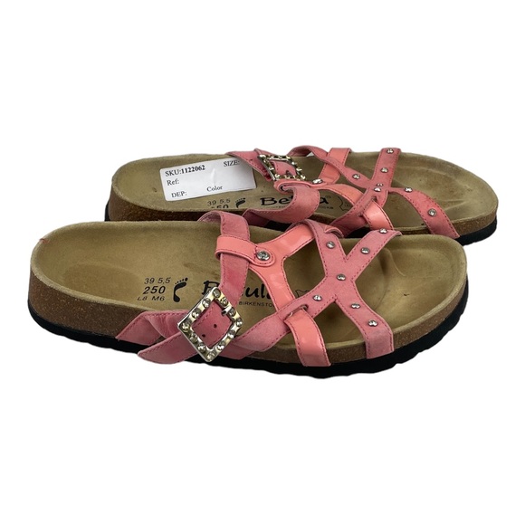 Birkenstock Shoes - Betula by Birkenstock Women's Leather Strawberry Sandal Size L 8